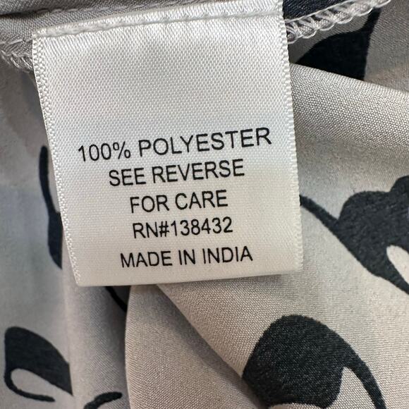 ModCloth Novelty Black Cat Halloween Dress | Gray | SZ L - Picture 9 of 10